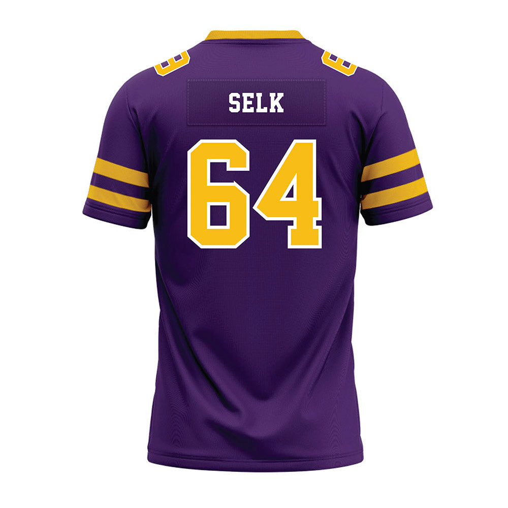 Minn. St. - NCAA Football : Collin Selk - Purple Premium Football Jersey-1