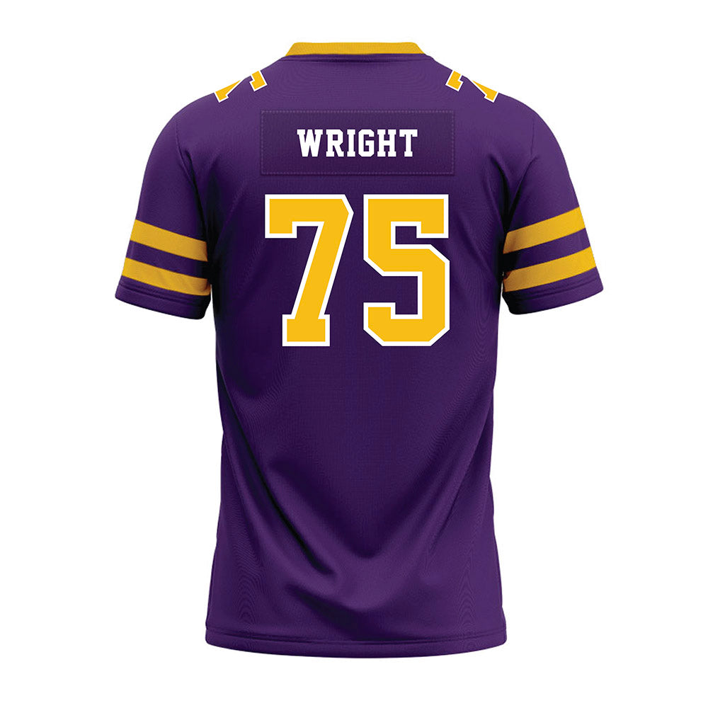 Minn. St. - NCAA Football : Magnus Wright - Purple Premium Football Jersey-1