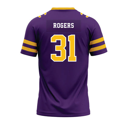 Minn. St. - NCAA Football : Cole Rogers - Purple Premium Football Jersey-1