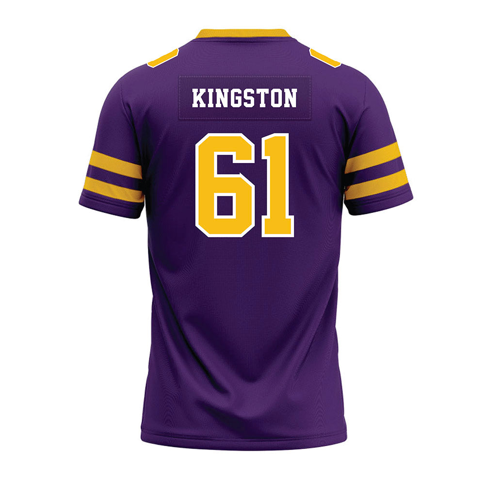 Minn. St. - NCAA Football : Joseph Kingston - Purple Premium Football Jersey-1