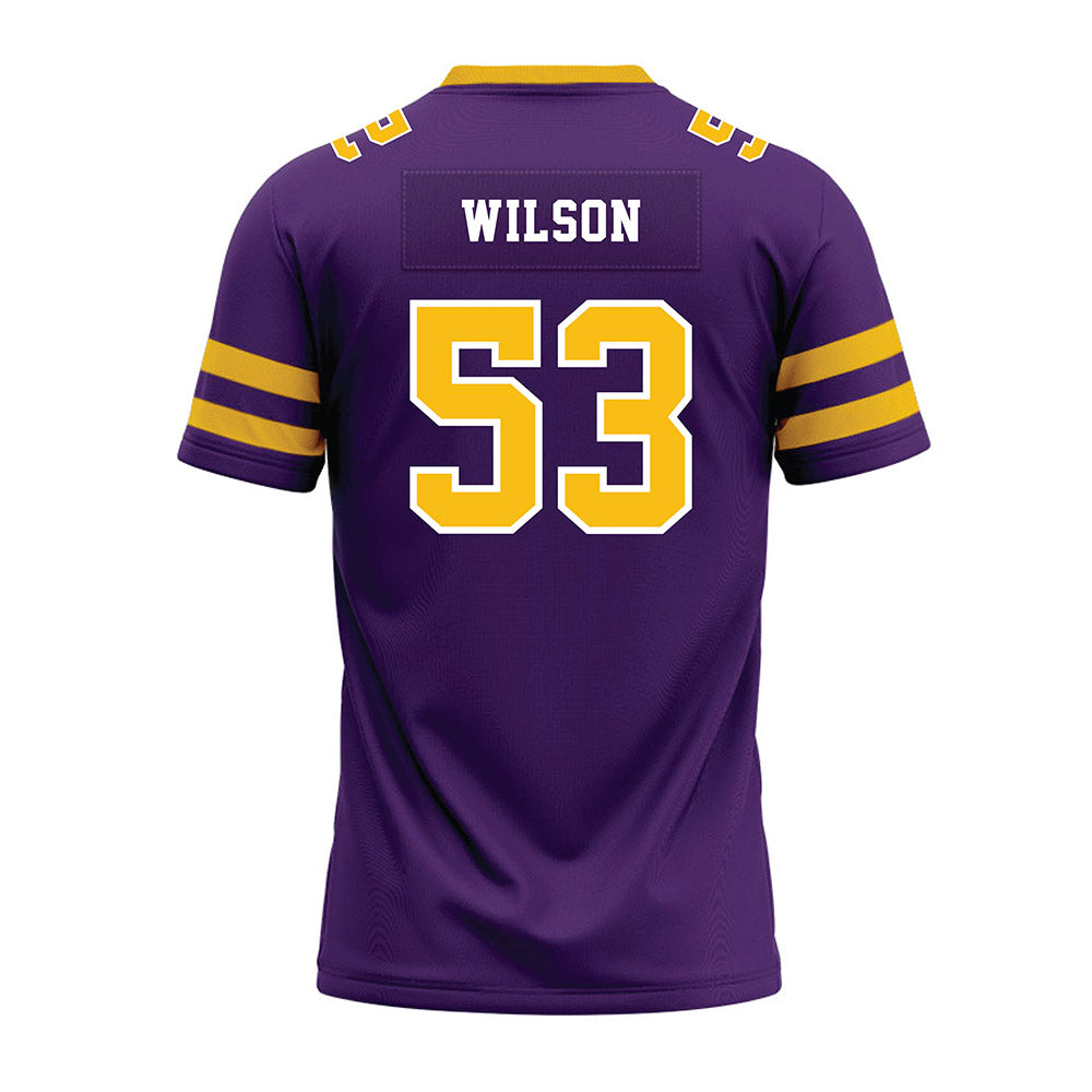 Minn. St. - NCAA Football : Bryan Wilson - Purple Premium Football Jersey-1