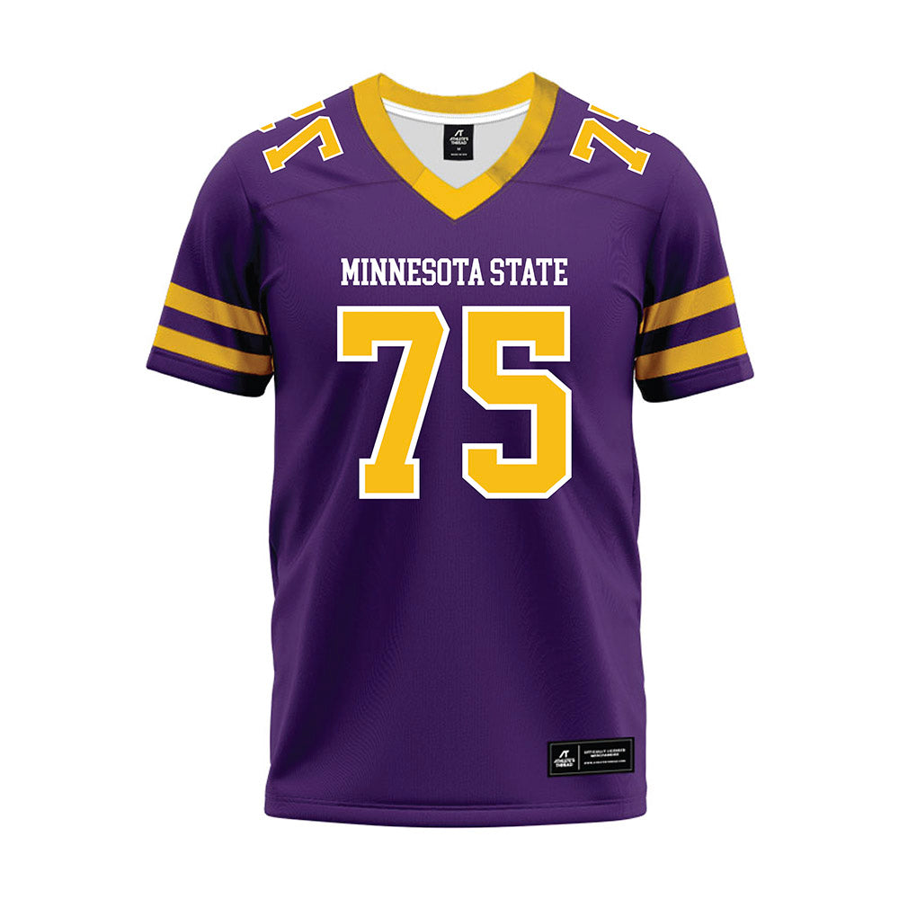 Minn. St. - NCAA Football : Magnus Wright - Purple Premium Football Jersey-0
