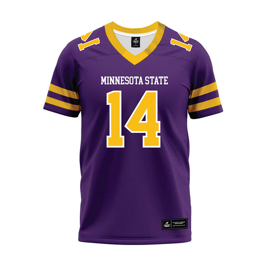 Minn. St. - NCAA Football : Connor Fournier - Purple Premium Football Jersey-0