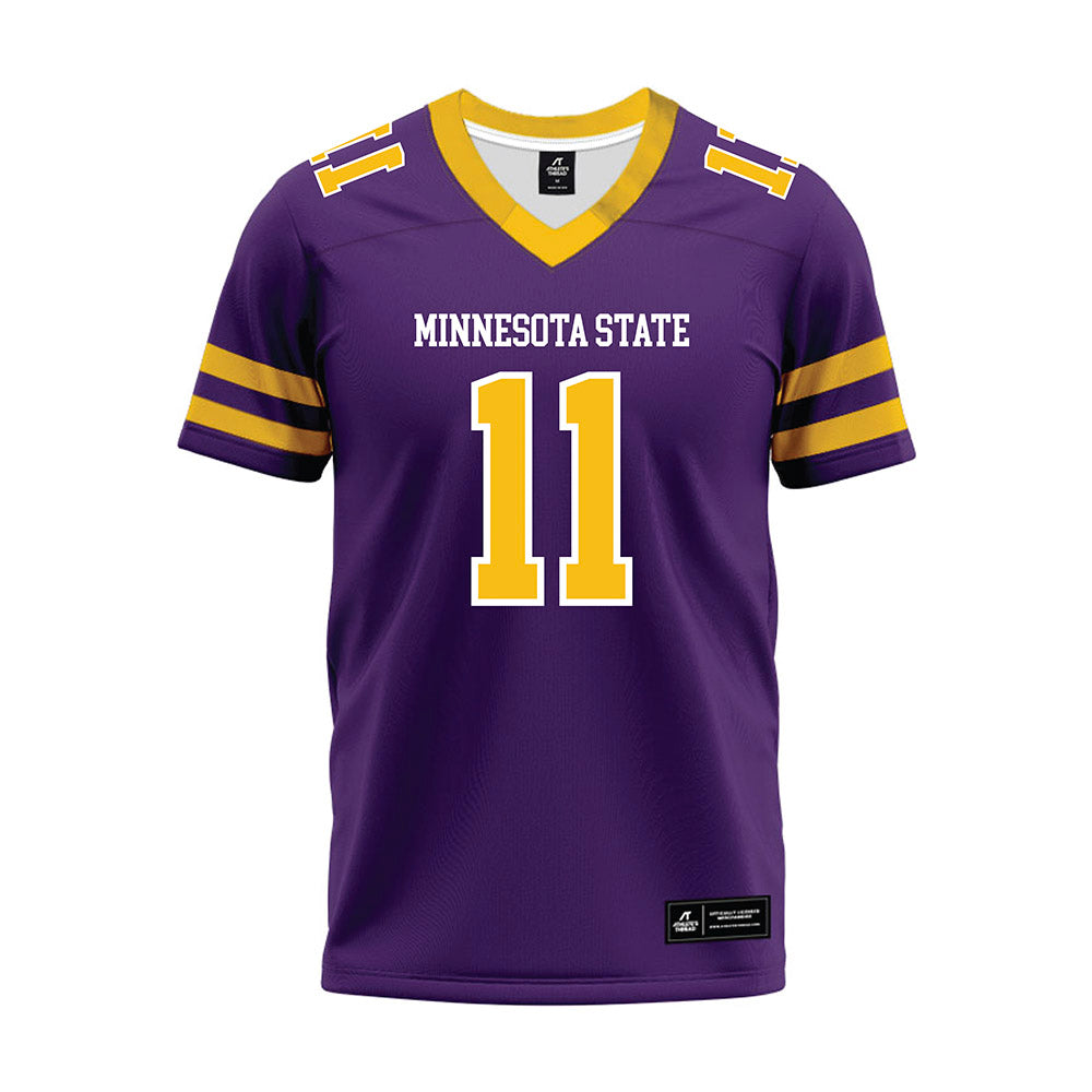 Minn. St. - NCAA Football : Maximus Sims - Purple Premium Football Jersey-0