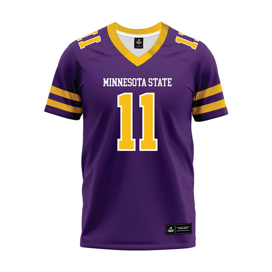 Minn. St. - NCAA Football : Maximus Sims - Purple Premium Football Jersey-0