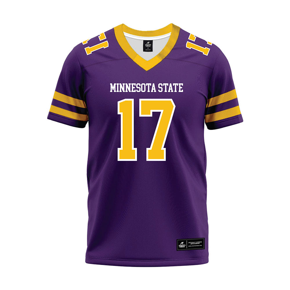 Minn. St. - NCAA Football : Joe Randle - Purple Premium Football Jersey-0
