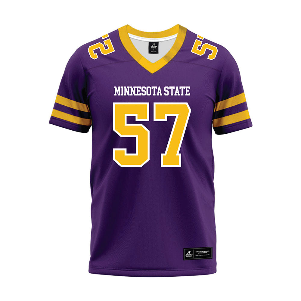 Minn. St. - NCAA Football : Carter Walker - Purple Premium Football Jersey-0