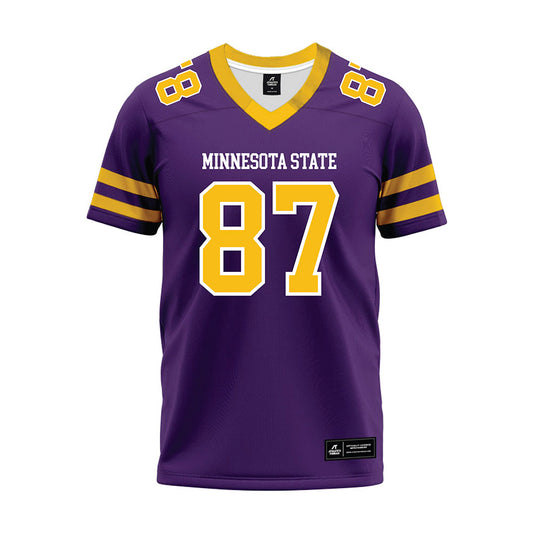 Minn. St. - NCAA Football : Jake Cicero - Purple Premium Football Jersey-0