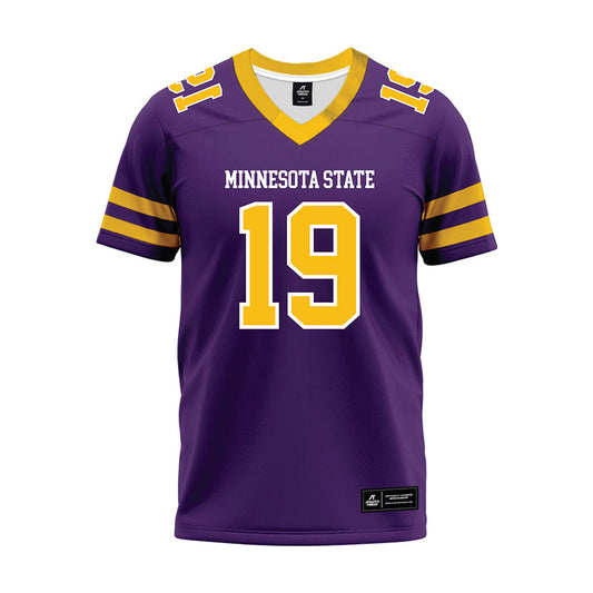 Minn. St. - NCAA Football : Harris Nichols - Purple Premium Football Jersey-0