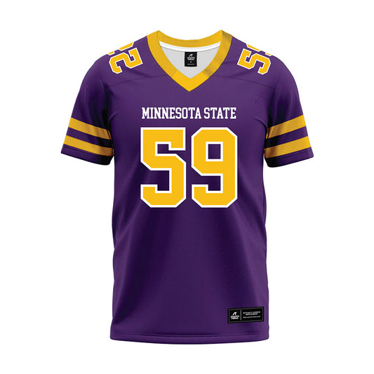 Minn. St. - NCAA Football : Jazarri Jackson - Purple Premium Football Jersey-0