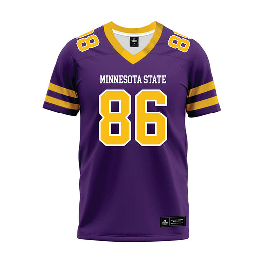 Minn. St. - NCAA Football : Hudson Dillon - Purple Premium Football Jersey-0