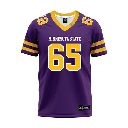 Minn. St. - NCAA Football : Joshua Witt - Purple Premium Football Jersey-0