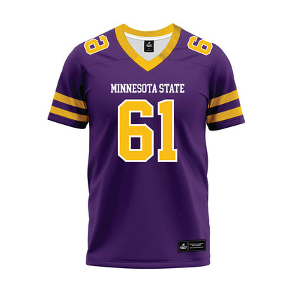 Minn. St. - NCAA Football : Joseph Kingston - Purple Premium Football Jersey-0