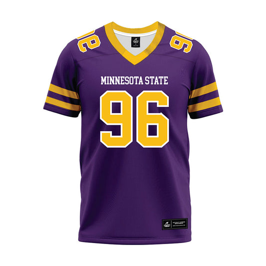 Minn. St. - NCAA Football : Caleb Paulus - Purple Premium Football Jersey-0