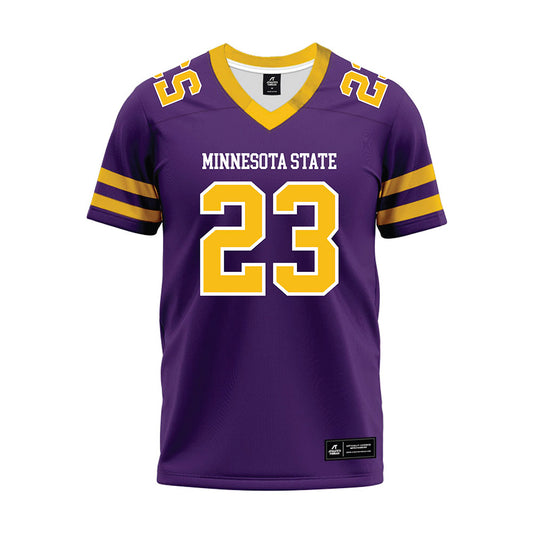 Minn. St. - NCAA Football : Adam Glynn - Purple Premium Football Jersey-0