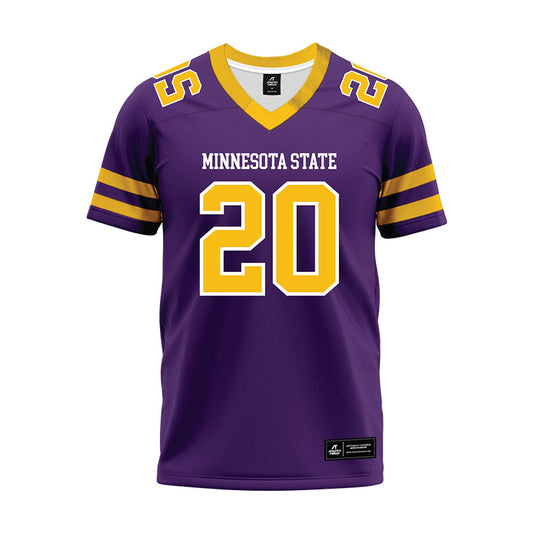 Minn. St. - NCAA Football : Spencer Skjonsberg - Purple Premium Football Jersey-0