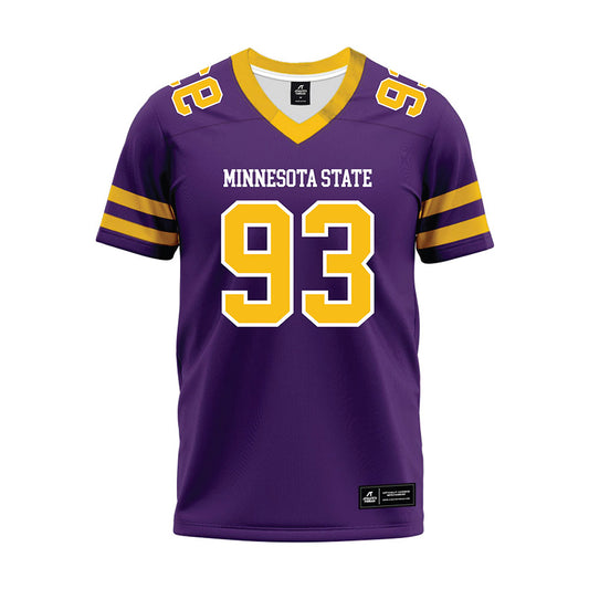 Minn. St. - NCAA Football : Robby Kedrowicz - Purple Premium Football Jersey-0