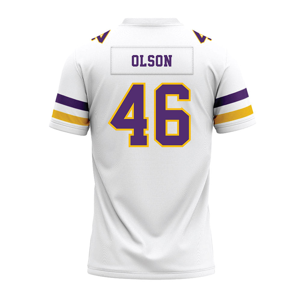 Minn. St. - NCAA Football : Tanner Olson - White Premium Football Jersey-1