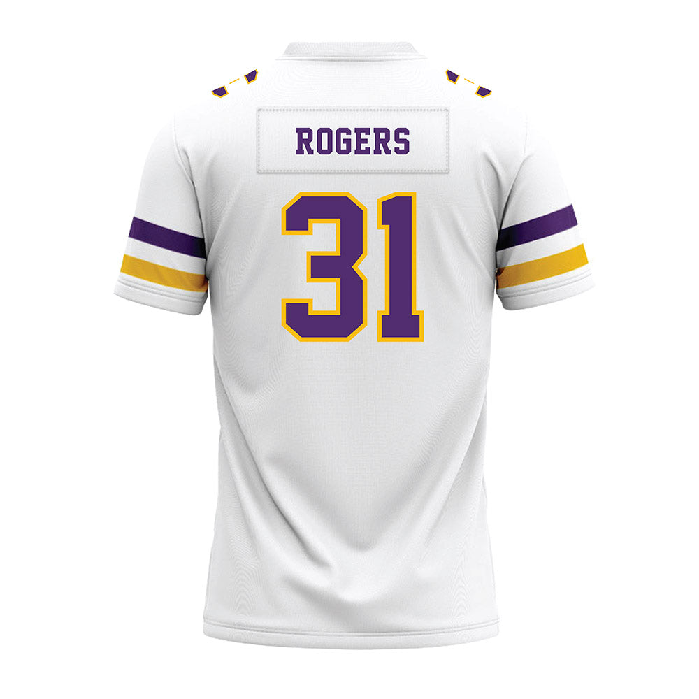 Minn. St. - NCAA Football : Cole Rogers - White Premium Football Jersey-1