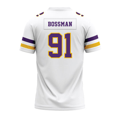 Minn. St. - NCAA Football : Sam Bossman - White Premium Football Jersey-1