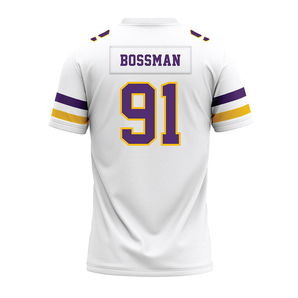 Minn. St. - NCAA Football : Sam Bossman - White Premium Football Jersey-1