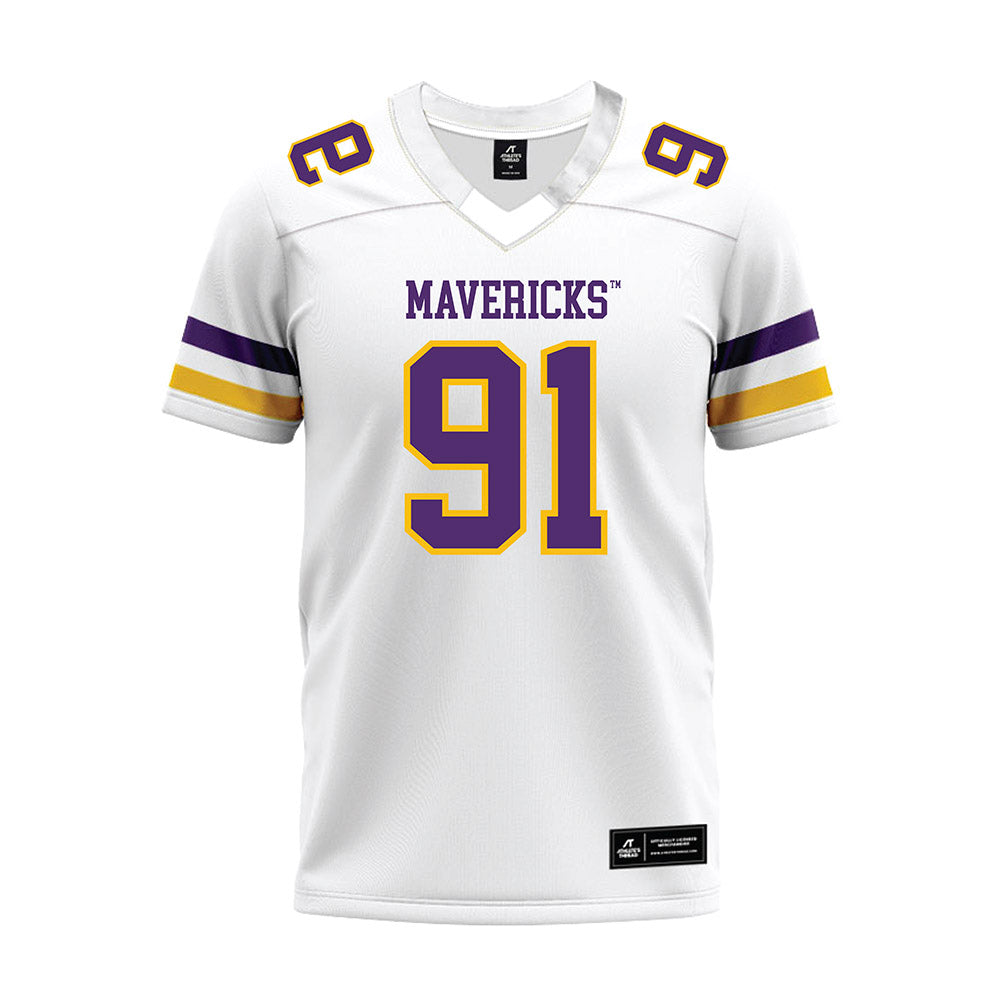 Minn. St. - NCAA Football : Sam Bossman - White Premium Football Jersey-0