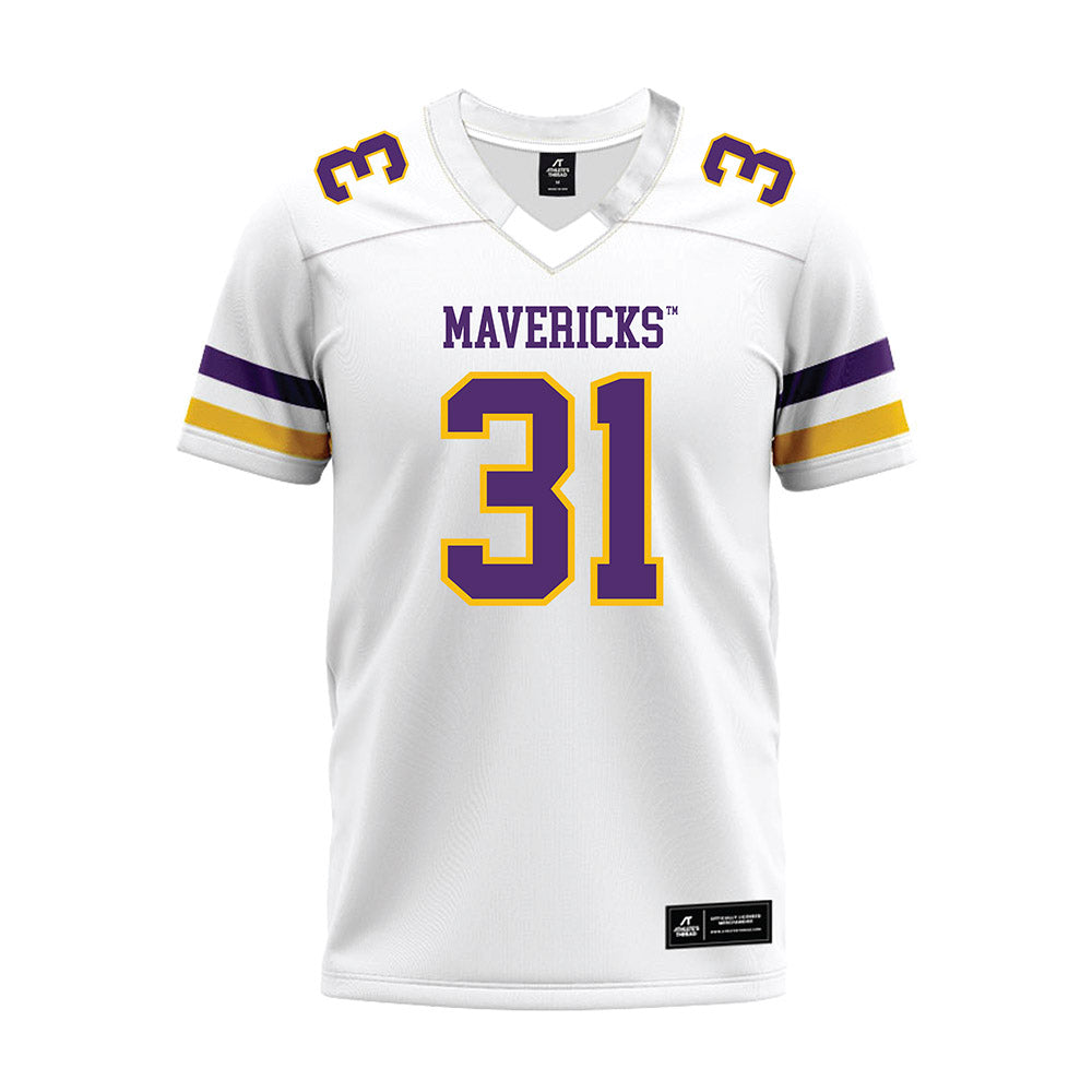 Minn. St. - NCAA Football : Cole Rogers - White Premium Football Jersey-0