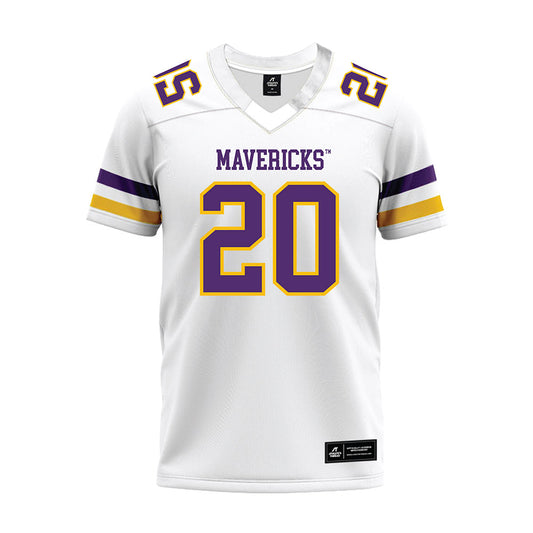 Minn. St. - NCAA Football : Spencer Skjonsberg - White Premium Football Jersey-0