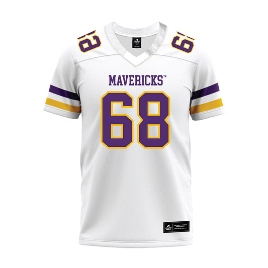 Minn. St. - NCAA Football : Logan Beaty - White Premium Football Jersey-0