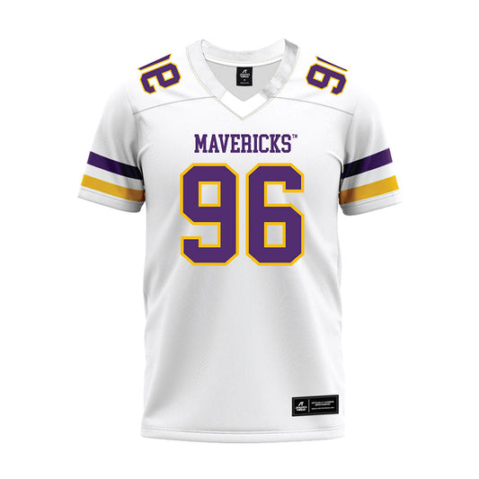 Minn. St. - NCAA Football : Caleb Paulus - White Premium Football Jersey-0