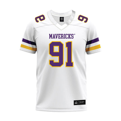 Minn. St. - NCAA Football : Sam Bossman - White Premium Football Jersey-0