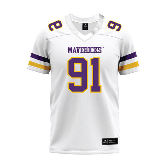 Minn. St. - NCAA Football : Sam Bossman - White Premium Football Jersey-0