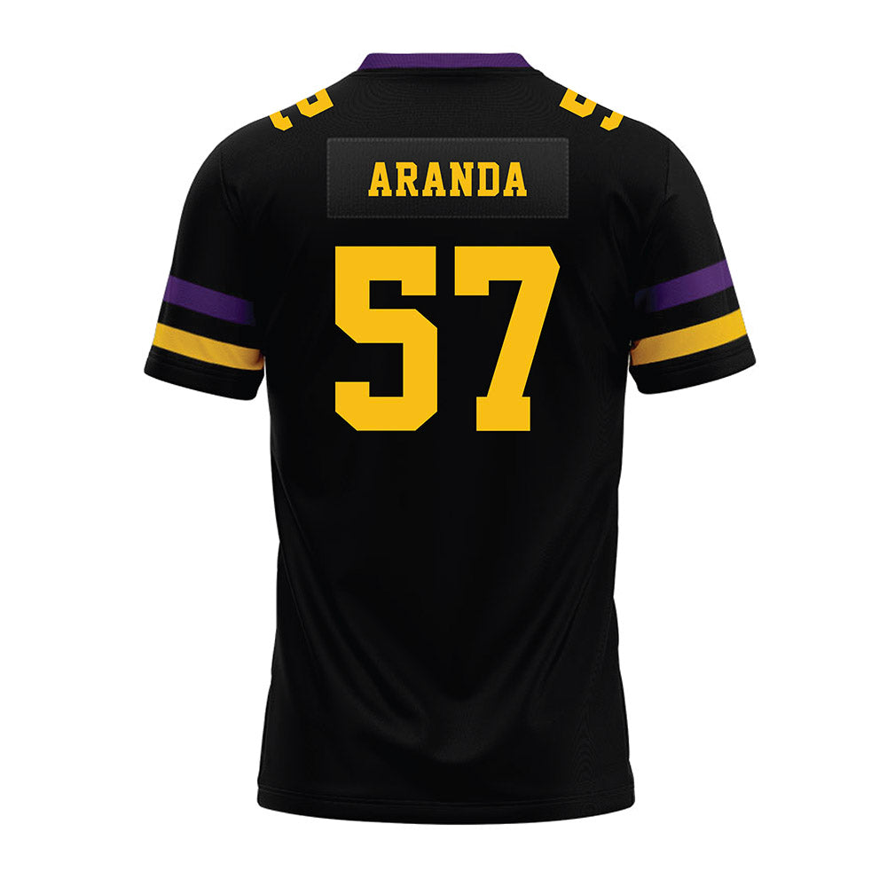 Minn. St. - NCAA Football : Luis Carlos Aranda - Black Premium Football Jersey-1