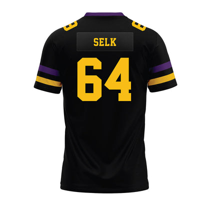 Minn. St. - NCAA Football : Collin Selk - Black Premium Football Jersey-1