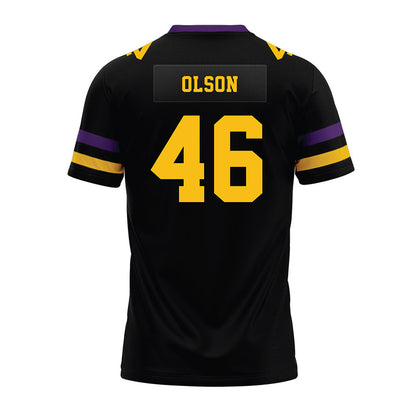 Minn. St. - NCAA Football : Tanner Olson - Black Premium Football Jersey-1