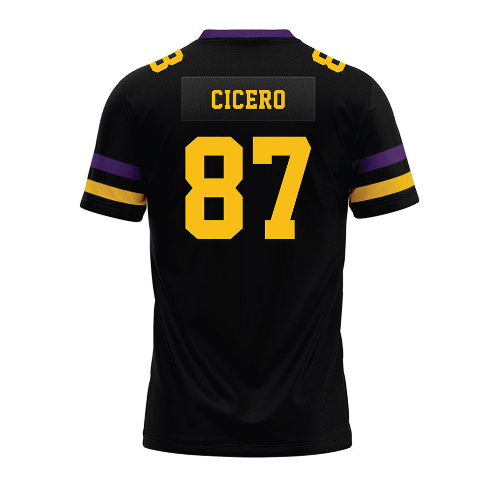 Minn. St. - NCAA Football : Jake Cicero - Black Premium Football Jersey-1