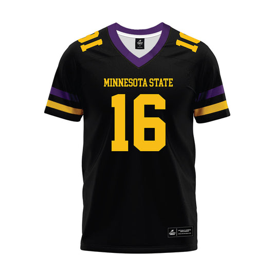 Minn. St. - NCAA Football : Antoine Johnson Jr - Black Premium Football Jersey-0