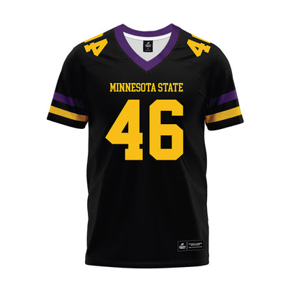 Minn. St. - NCAA Football : Tanner Olson - Black Premium Football Jersey-0