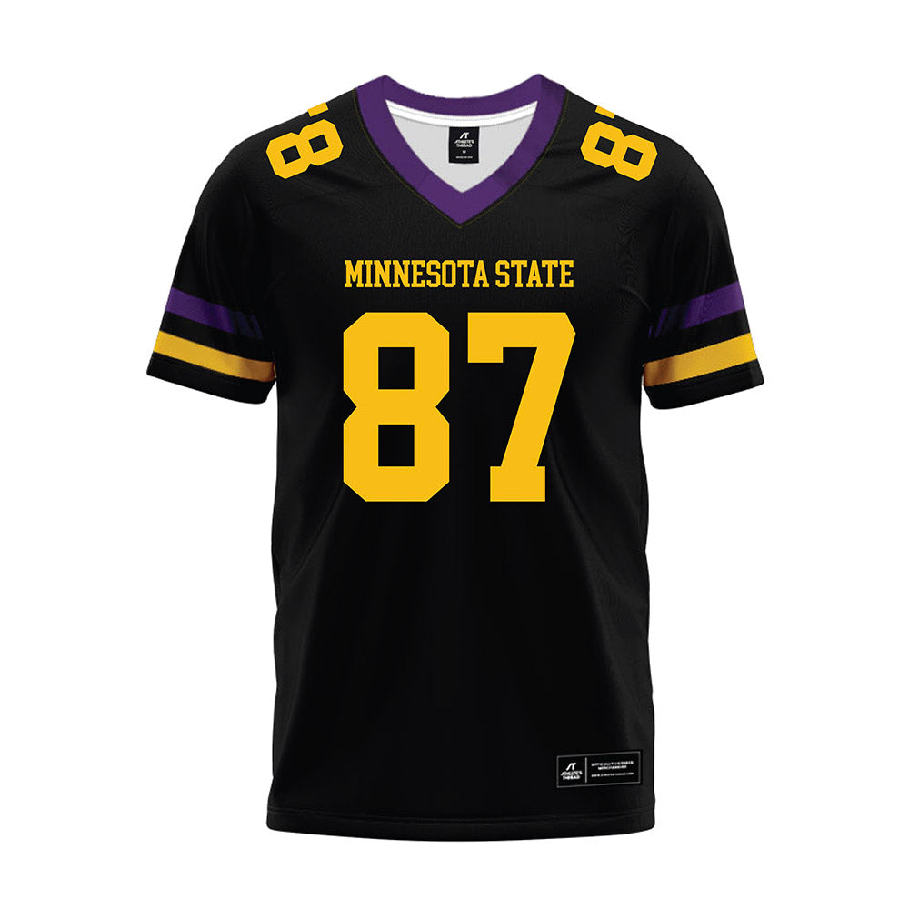 Minn. St. - NCAA Football : Jake Cicero - Black Premium Football Jersey-0
