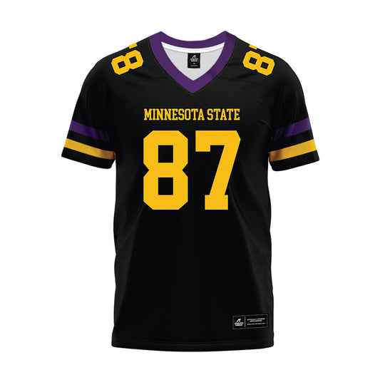 Minn. St. - NCAA Football : Jake Cicero - Black Premium Football Jersey-0