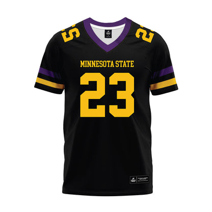 Minn. St. - NCAA Football : Adam Glynn - Black Premium Football Jersey-0