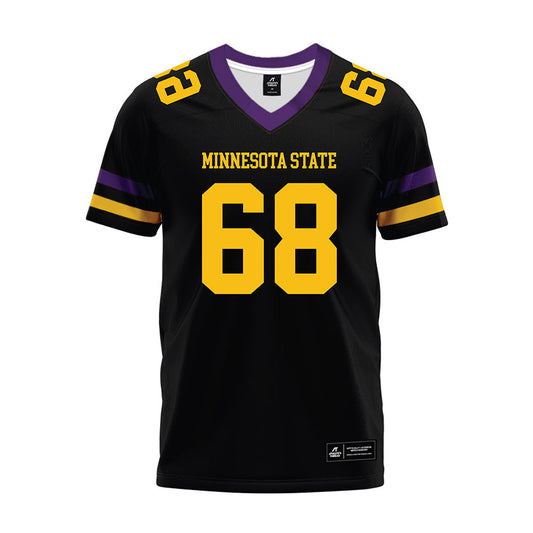 Minn. St. - NCAA Football : Logan Beaty - Black Premium Football Jersey-0