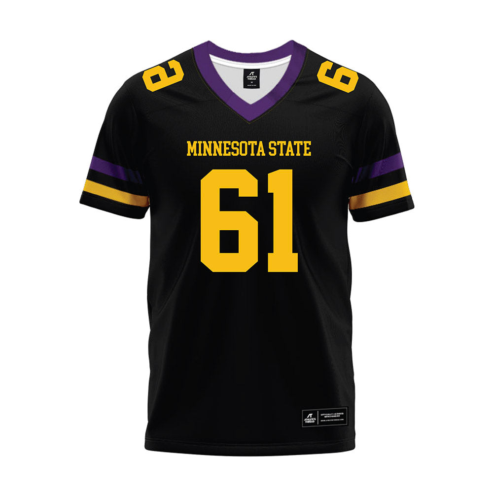 Minn. St. - NCAA Football : Joseph Kingston - Black Premium Football Jersey-0