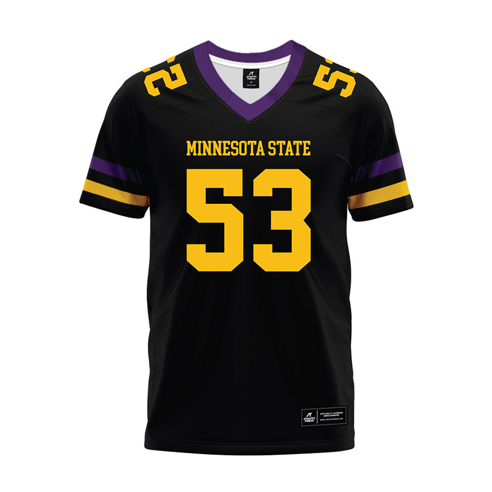 Minn. St. - NCAA Football : Bryan Wilson - Black Premium Football Jersey-0