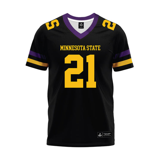 Minn. St. - NCAA Football : Kobe Jenkins - Black Premium Football Jersey-0