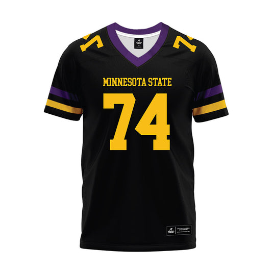 Minn. St. - NCAA Football : Thomas Englund - Black Premium Football Jersey-0