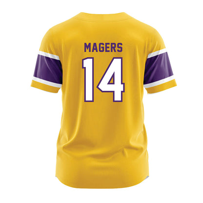 Minn. St. - NCAA Baseball : Louis Magers - Gold Jersey-1