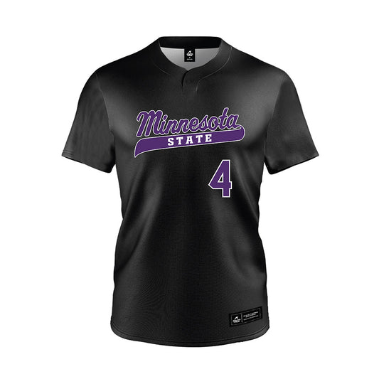 Minn. St. - NCAA Baseball : CJ TRASK - Black Jersey-0