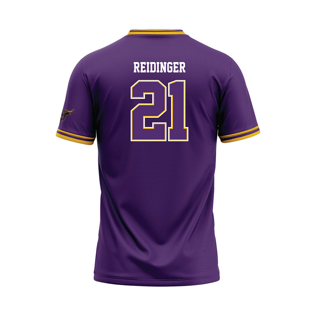 Minn. St. - NCAA Baseball : Gannon Reidinger - Purple Baseball Jersey-1