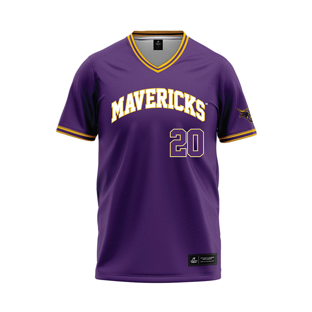 Minn. St. - NCAA Baseball : Brody Schulte - Purple Baseball Jersey-0